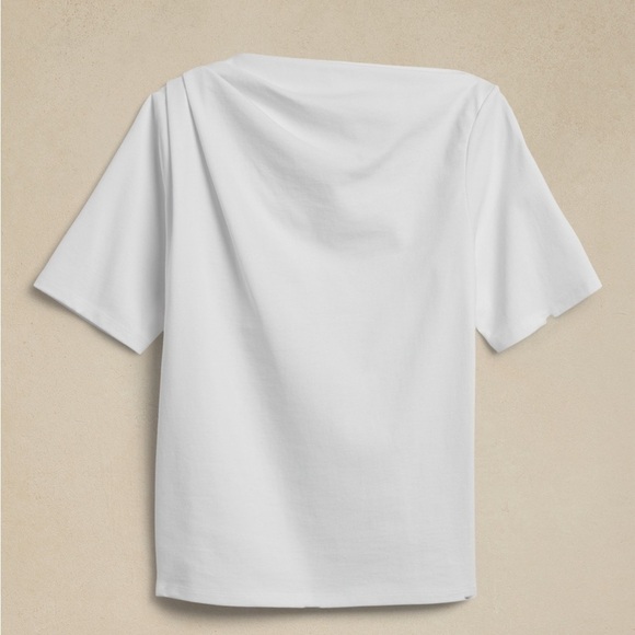 NWOT! Banana Republic Black Poppy Draped Top - Multiple Sizes🗺️ - Picture 6 of 8